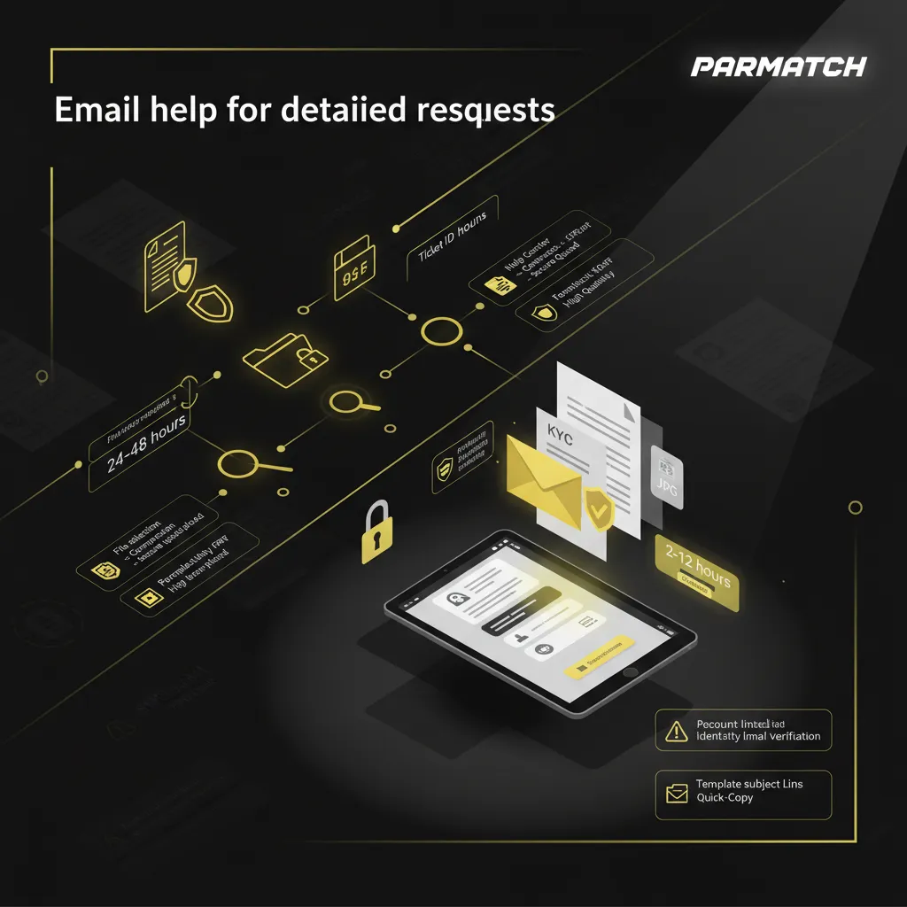 How to Email Parimatch: Secure Support for Account Verification