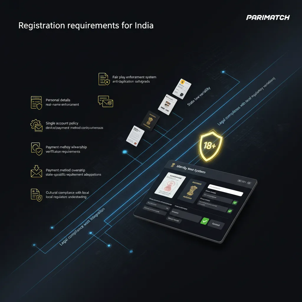 Parimatch Registration Requirements for Indian Players
